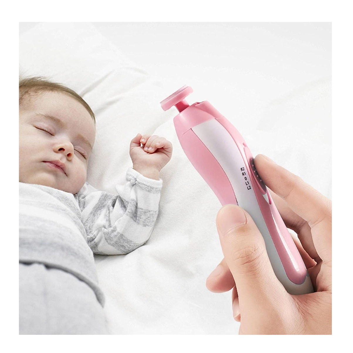 Corta Uñas Lima Pulidor Para Bebe Eléctr